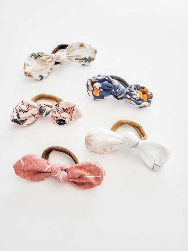 Hair Ties With Bow Mystery Grab Bag Set of Five