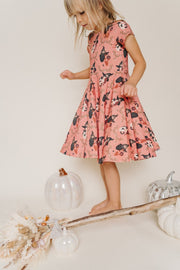 Halloween twirl dress with witches