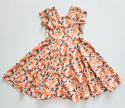 Organic Watercolor Apples Back to School Dress
