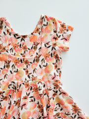 Organic Watercolor Apples Back to School Dress