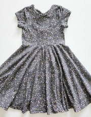 Organic Cotton Midnight Floral Twirl Dress