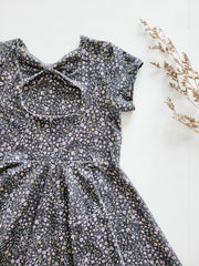 Organic Cotton Midnight Floral Twirl Dress