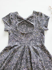 Organic Cotton Midnight Floral Twirl Dress