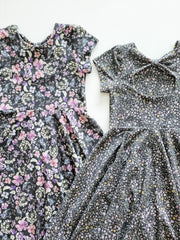 Organic Cotton Midnight Floral Twirl Dress