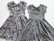 Organic Cotton Midnight Floral Twirl Dress