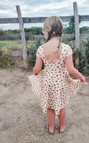 Organic Cotton Jack-O-Lantern Twirl Dress