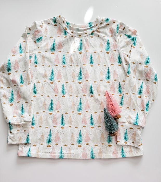 Bottle Brush Christmas Tree Pajamas
