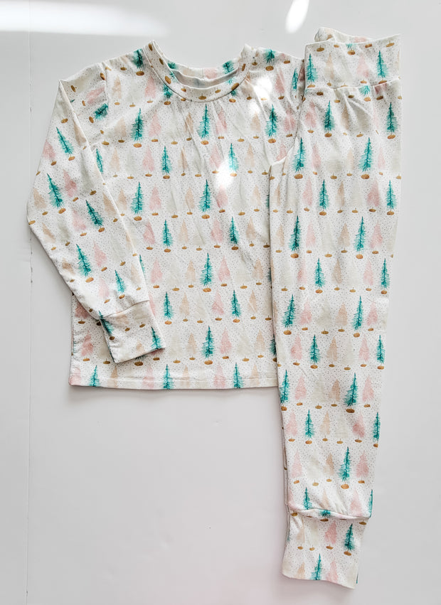 Bottle Brush Christmas Tree Pajamas