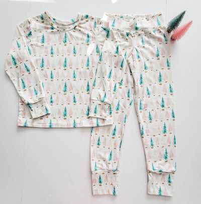 Bottle Brush Christmas Tree Pajamas
