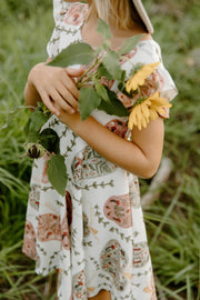 Organic Cotton Woodland Pumpkins Twirl Dress