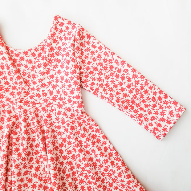 V-Shaped Back Toddler Twirl Dress