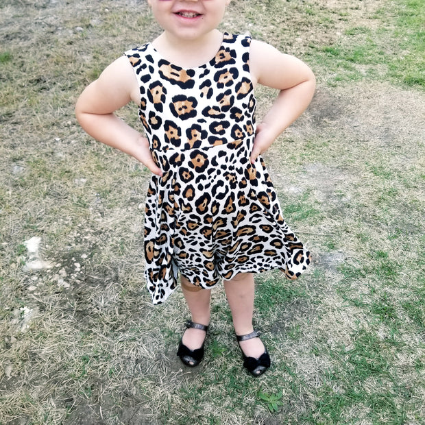 Sleeveless Twirl Dress For Girls
