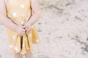 Sunburst twirl dress for girls