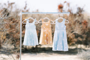 You are my sunshine dress collection in mint, mustard and light blue