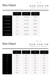 Size Charts For The Art Work Dress