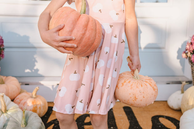 Pumpkin Twirl Dress For Fall