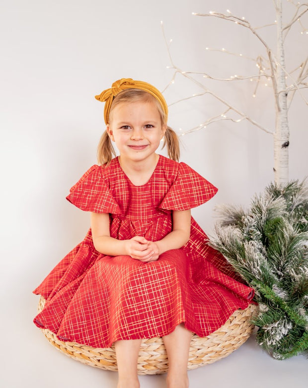 Christmas Twirl Dress For Girls